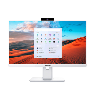 PHILIPS飞利浦触摸一体机电脑22英寸/24英寸办公家用网课摄像头高配台式整机触屏壁挂升降触控屏联想