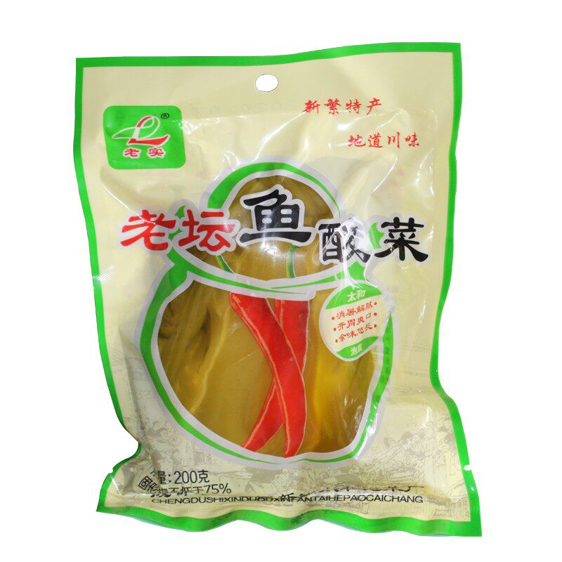 200g新繁镇四川泡菜老实
