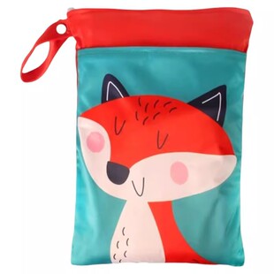 幼儿园衣物收纳袋防水儿童拉链干湿分离手提大容量便携旅行脏衣包