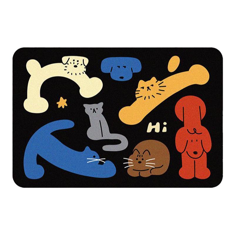 卫生间地垫硅藻泥防滑