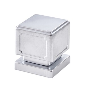 方管莲花形盖子栏杆立柱装饰盖子围栏柱头铁艺莲花柱帽市政柱帽