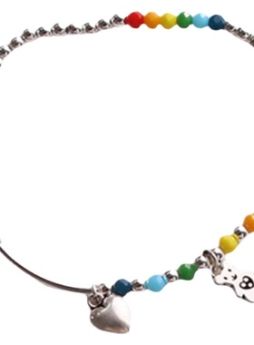 彩虹小熊笑脸闺蜜手链