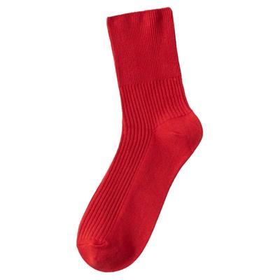 松口袜老年冬季厚款加大码精梳棉