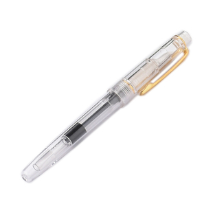 小弯尖钢笔瘦金体行书书法美工钢笔透明示范钢笔学生练字用