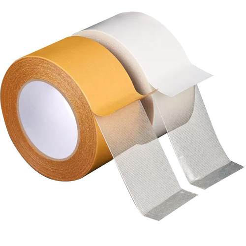 双面布基胶带强力高粘加厚透明网格纤维地毯拼接防滑固定贴防水耐温不留痕气球墙纸墙面固定桌布对联耐磨抗拉