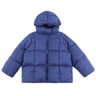 oddtails男童连帽羽绒服防风保暖外套2025新款中大童户外抗寒上衣