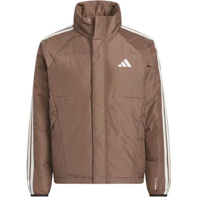 滔搏adidas阿迪达斯男子户外保暖立领条纹休闲羽绒服外套KC2488