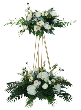 仿真花艺开业橱窗摄影摆件