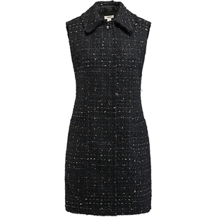 JASON WU 秋冬新款羊毛粗花呢小香风简约百搭设计裙子长裙连衣裙