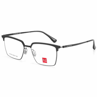 川久保玲超轻方形商务眉毛眼镜架