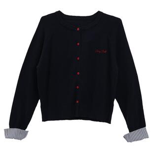 记忆的起点针织开衫毛衣2025秋季新款百搭显瘦长袖上衣69AQ53025