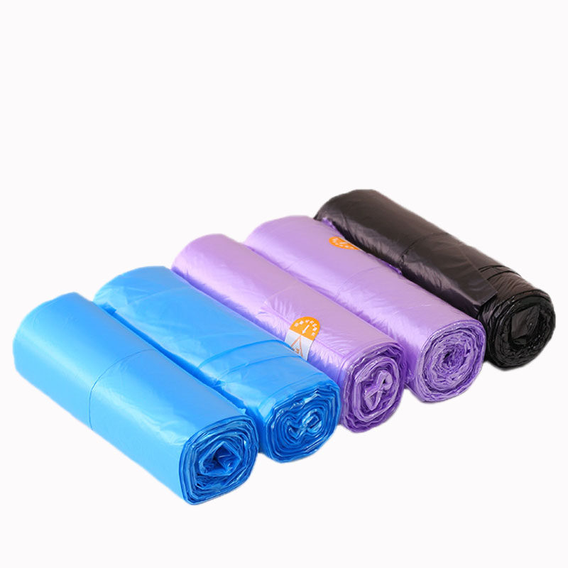 垃圾袋手提中号背心式加厚型60酒店超大号家用塑料袋大码点断式80