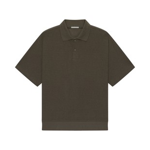 nice rice好饭 26夏季新品270G宽松polo领肌理短袖T恤男NIX02009