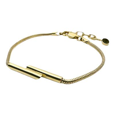 时间系列ALP个性金色链条手链