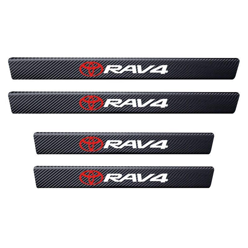 24-25丰田RAV4荣放汽车后护板双擎E+改装饰后备尾箱门槛条防护贴