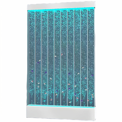 水幕字画款屏风隔断定制客餐厅玄关卫生间半墙水幕墙网红隔断屏风