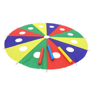幼儿园欢乐抓尾巴打地鼠彩虹伞儿童亲子户外活动游戏道具早教玩具