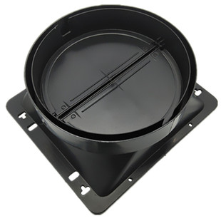 抽油烟机出风口底座排烟管止回阀拢烟罩排烟罩挡板配件大全通用型