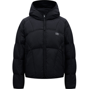 LINC金羽杰春季新款羽绒服女连帽短款轻暖羽绒服外套上衣女1047Y