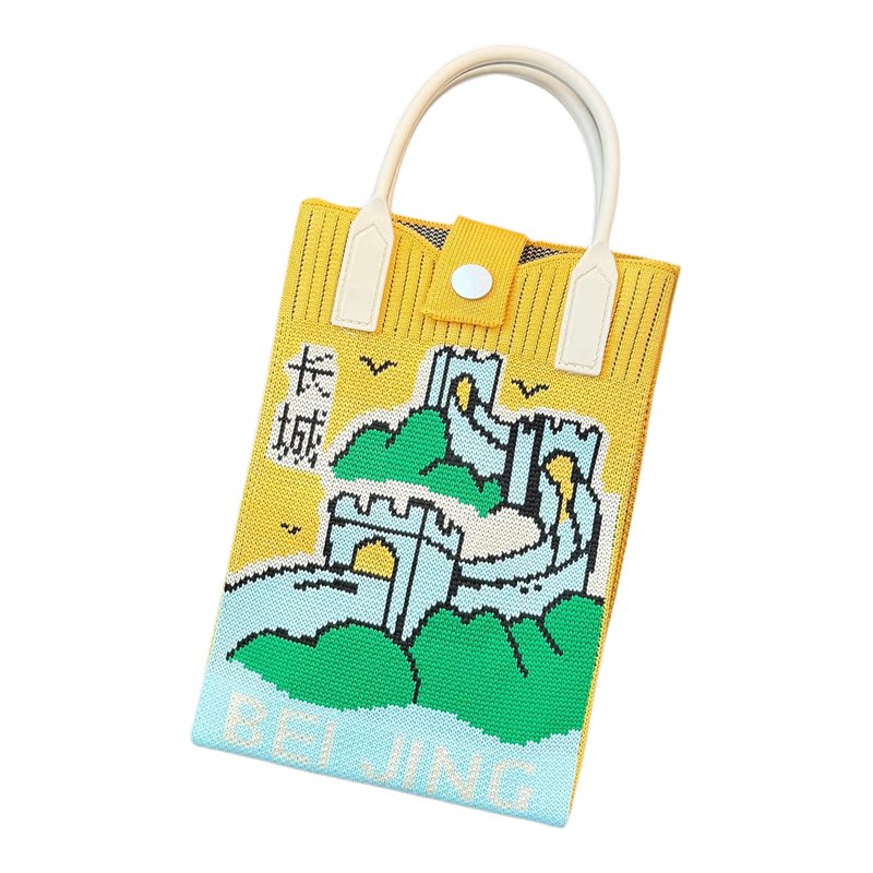 北京文创旅游纪念斜挎迷你手提包