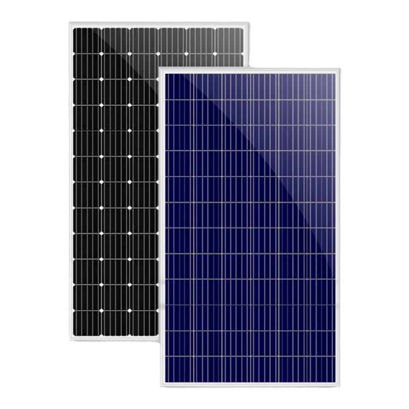 单晶太阳能发电板12V24V监控充电板电池家用系统220v光伏户外组件