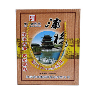 淮安特产浦楼原汁白汤甜油王原汁红汤酱油老醋746ml*4瓶礼盒装