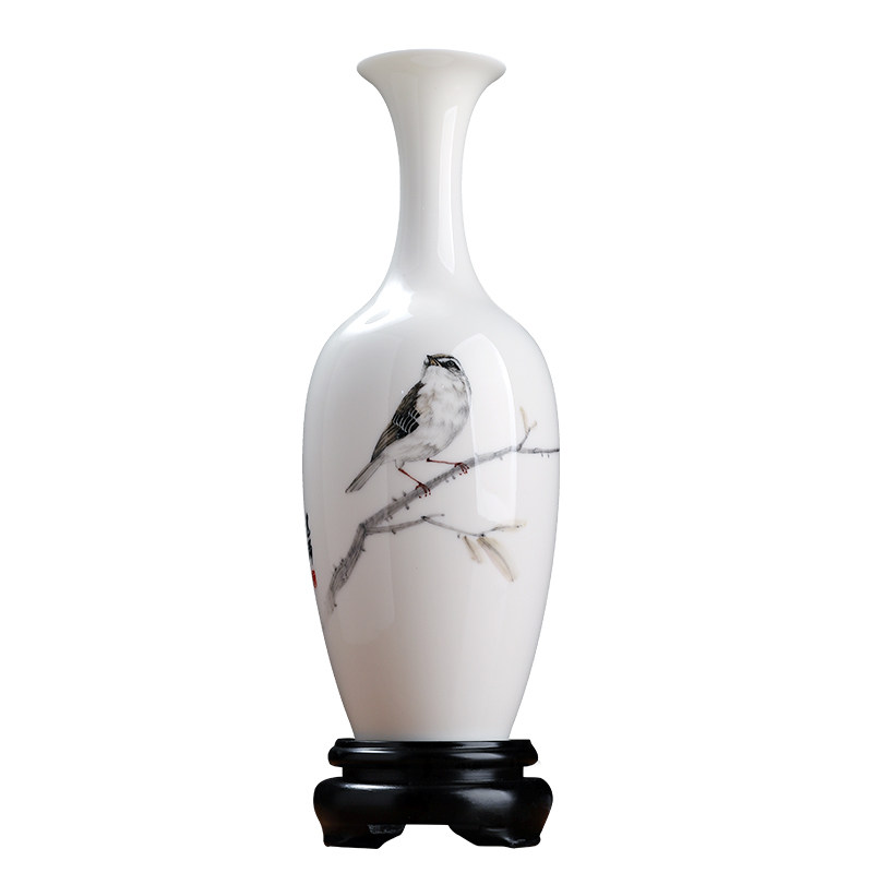 陈建瑞大师作品《秋韵》釉上手绘