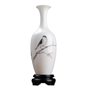 东方泥土 陈建瑞大师作品《秋韵》陶瓷手绘花瓶摆件乔迁新居礼物