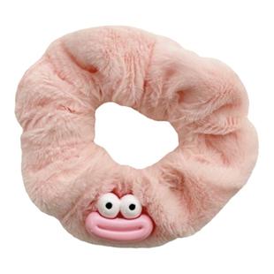 多巴胺头绳毛绒大肠发圈少女心皮筋女扎头发绳大眼可爱发饰送男友