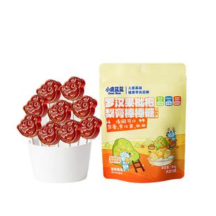 小鹿蓝蓝罗汉果枇杷梨膏棒棒糖果汁双拼组合健康儿童新年糖果零食