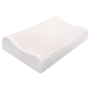 nittaya天然乳胶枕泰国原装进口呵护颈椎助力睡眠橡胶枕波浪枕芯k