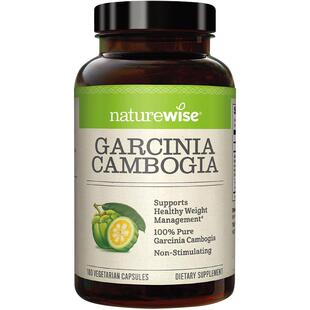 Naturewise藤黄果阻燃剂胶囊提取物500mg热控片HCA阻断片非白芸豆