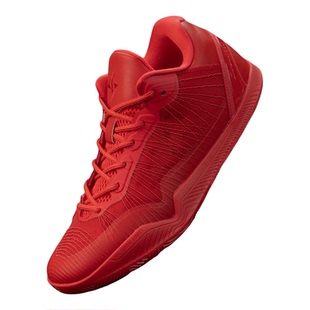 shiyitong二代后卫实战篮球鞋男款碳板气垫后卫低帮红色运动鞋女