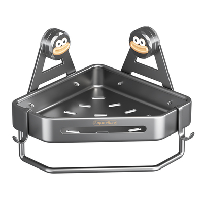 【掉落包赔】浴室吸盘三角置物架