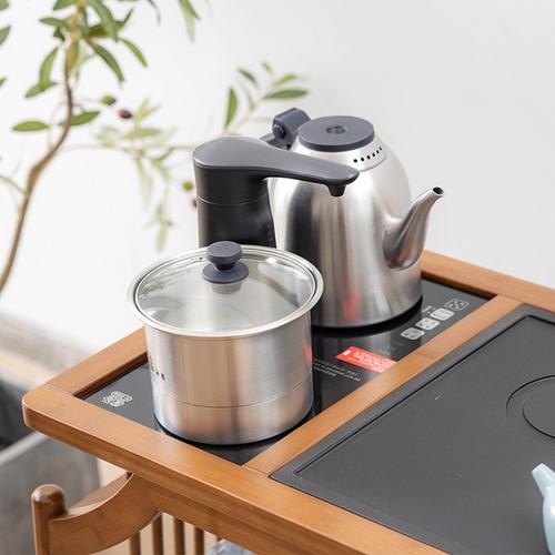 移动茶桌家用小茶台中式茶车阳台泡茶几功夫烧水壶一体带轮茶水柜