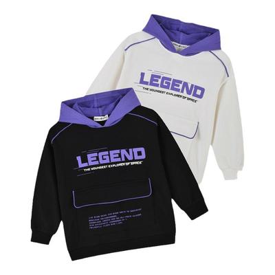 铅笔俱乐部大童连帽T恤男童卫衣