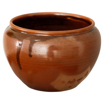 粗陶风窑变复古中式茶渣缸建水