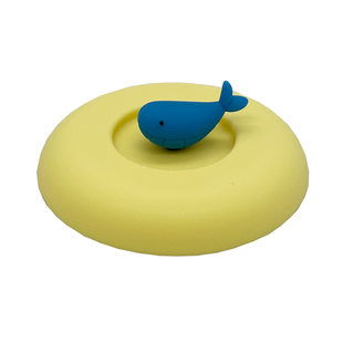 包邮食品级硅胶马克杯盖卡通清新防尘防漏洒盖子玻璃杯盖配件10cm