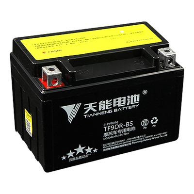 摩托车电瓶ytx9-bs600光阳通用