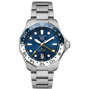 TAG Heuer泰格豪雅竞潜系列GMT两地时潜水机械表蓝手表官方正品