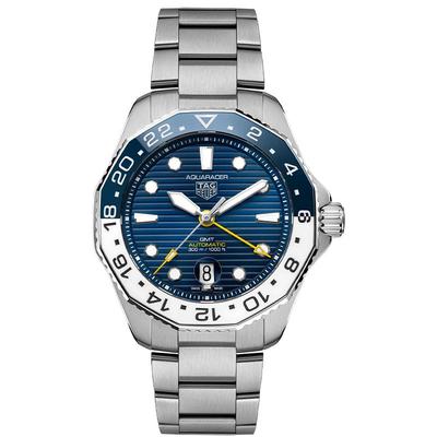 泰格豪雅GMT两地时机械中性腕表