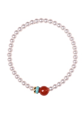 小红书同款新中式珍珠叠戴手链