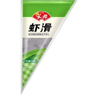 安井虾滑火锅食材涮品挤袋虾仁虾饼麻辣烫关东煮冷冻半成品早晚餐