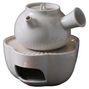 器选草木灰陶瓷烛火温茶炉侧把壶煮茶壶中式茶壶家用功夫茶具