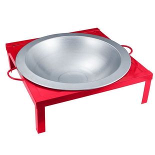 烤火盆农村老式家用加厚取暖盆烤火炉烧烤炉焊接一体分体木炭柴火