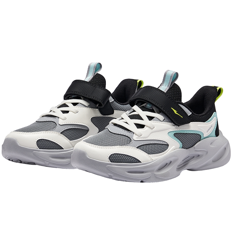 川行3|鸿星尔克童鞋秋季革面休闲鞋黑色儿童运动鞋男童轻便跑步鞋 川行3|鸿星尔克童鞋秋季革面休闲鞋黑色儿童运动鞋男童轻便跑步鞋