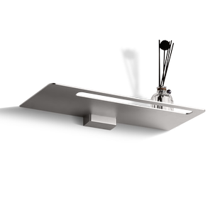 欧伟士毛巾架置物架卫生间免打孔极简太空铝浴室电热毛巾架组合