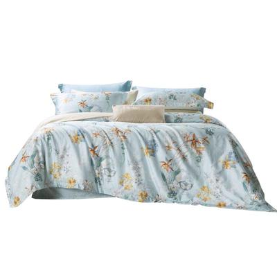 富安娜100支长绒棉亲肤四件套