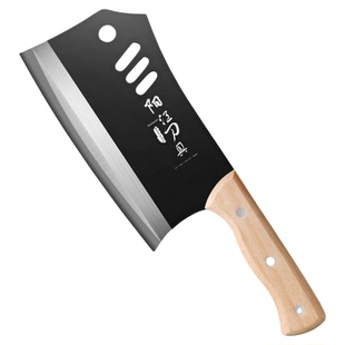 阳江锻打砍骨刀家用斩切两用刀高碳钢斩骨刀锋利厨房专用加厚菜刀