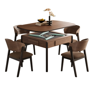 睿腾新款麻将机全自动家用一体机麻将桌餐桌两用多功能低音中古风